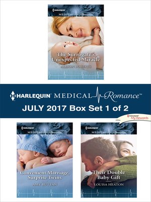 cover image of Harlequin Medical Romance July 2017, Box Set 1 of 2